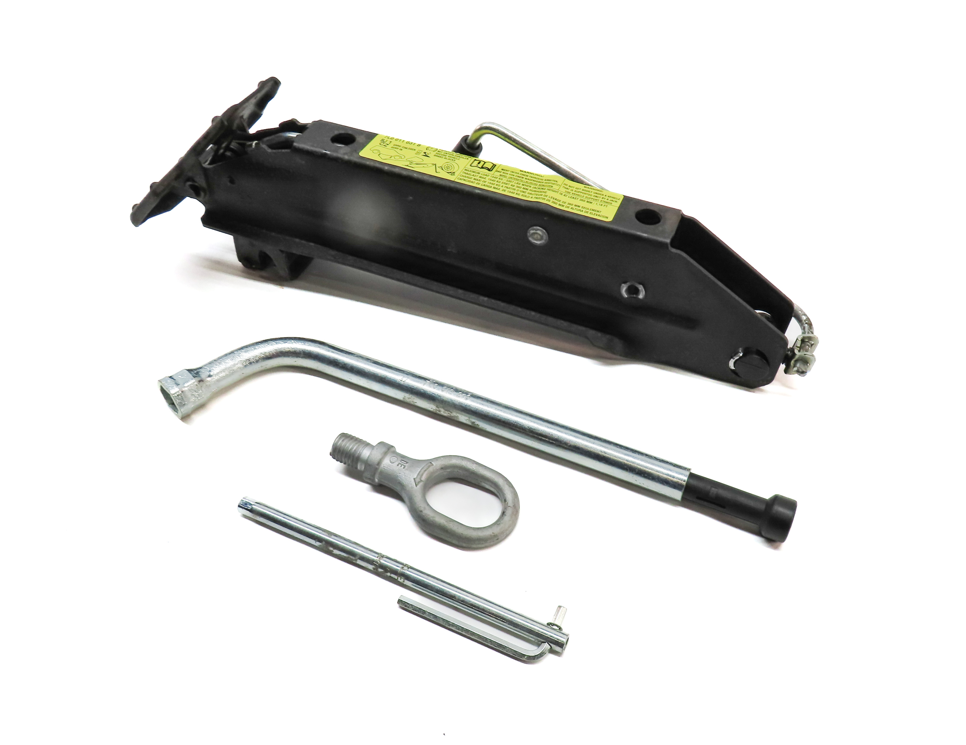 2003-2010 PORSCHE CAYENNE 955 EMERGENCY ROADSIDE CAR JACK LIFT TOOL SET/4 — exact item pictured